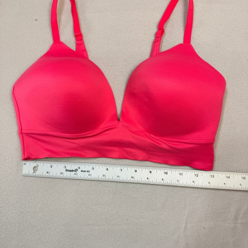 Love by Gap Live-In Pretty Bralette Pink Wireless Molded Cup Size L 714643-11 gallery