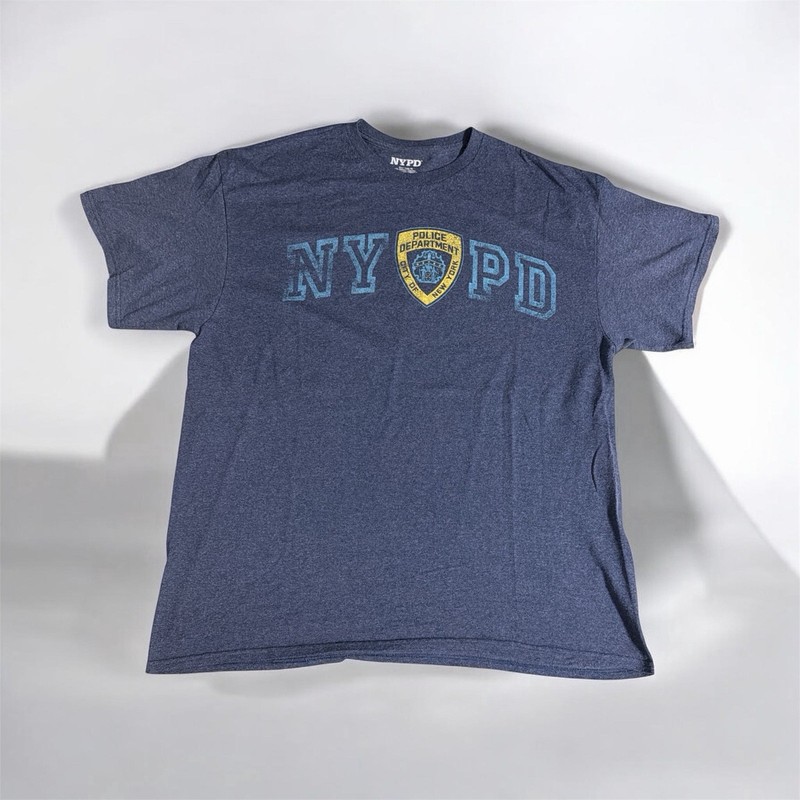 NYPD Brand Crewnect T-Shirt Dark Blue Men’s Size XL