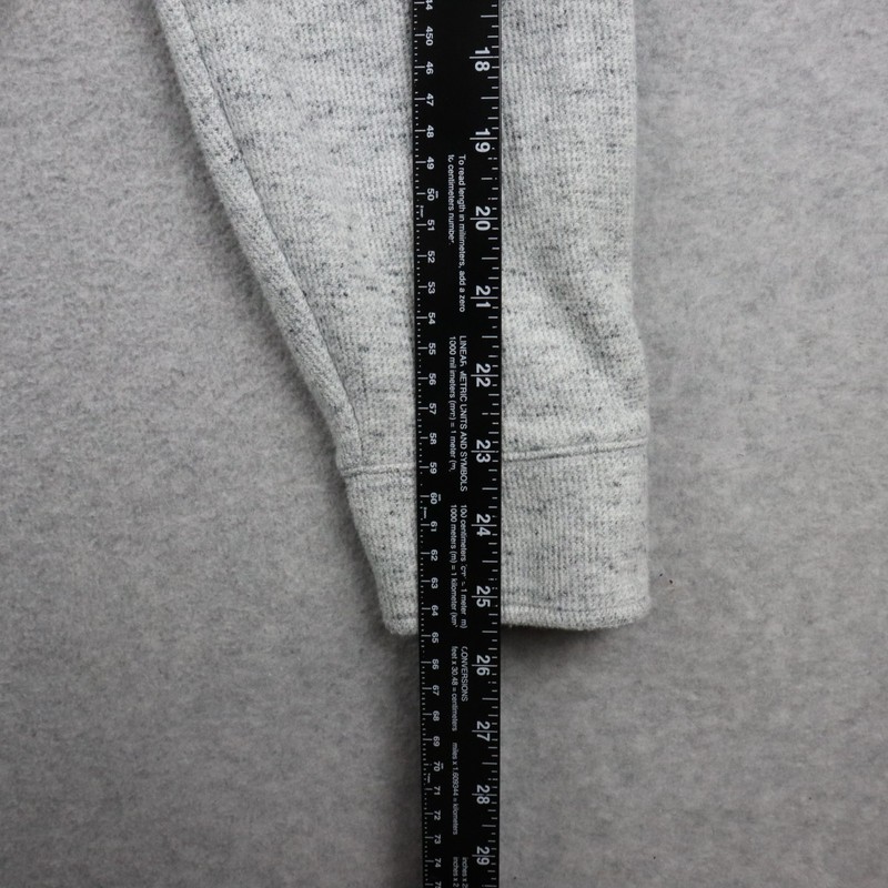 Banana Republic Shirt Mens Large Tall Knit Flap Pocket Button Gray Long Sleeve gallery