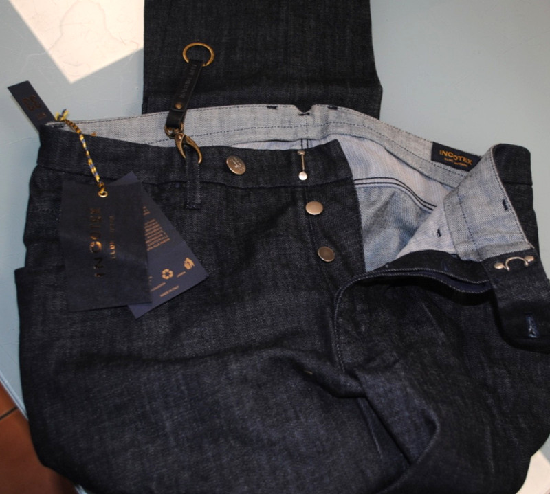 INCOTEX BLUE DIVISION JEANS NEW 320.00 CART 33-47 DENIM + ELASTANE LAV2 15 HQ gallery