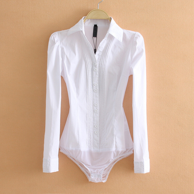 Office Lady Work Outfits Body Shirts Blouses Fashion Rompers Elegant Overalls gallery