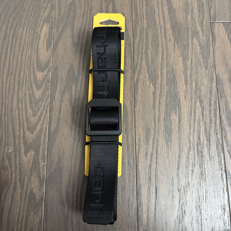Carhartt Men’s Nylon Webbing Ladder Lock Belt Gray W/Black Size XL 42-44 Outdoor