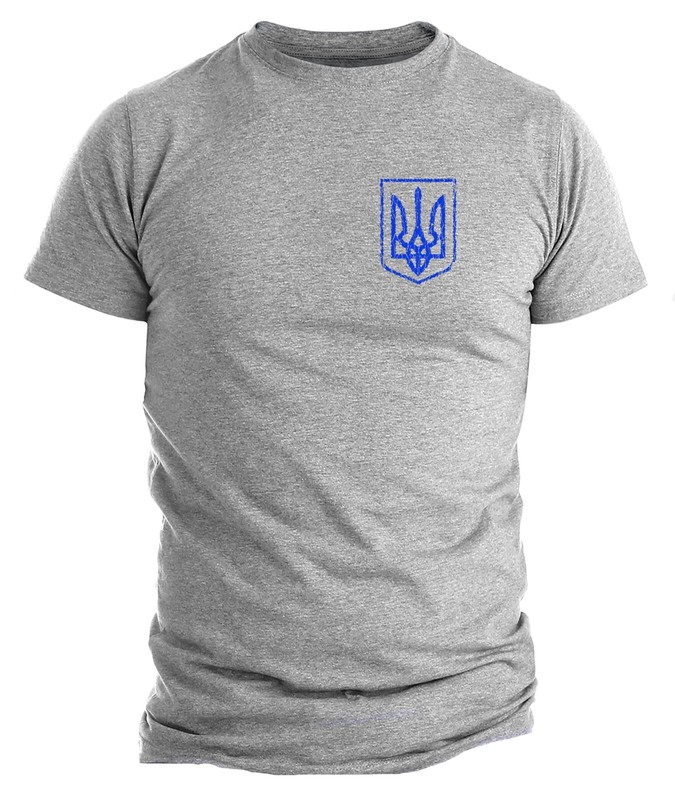 Ukrainian T shirt, Ukraine T shirts, Zelensky T-shirt, Ukraine Trident Logo Tee gallery