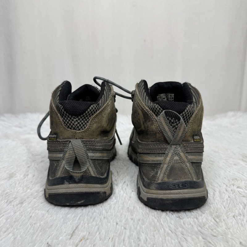 Keen sz 7.5 Targhee 2 Mid gray leather waterproof lace up hiking boots women’s gallery