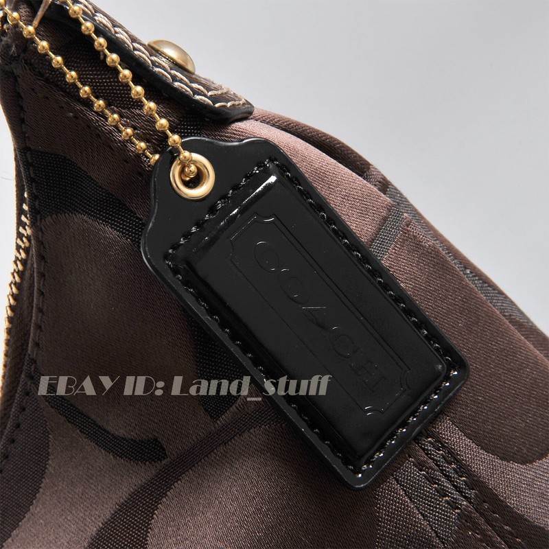 Coach Classic Designer Logo Signature C Soho Retro Hobo F20042 Handbag Brown NEW gallery