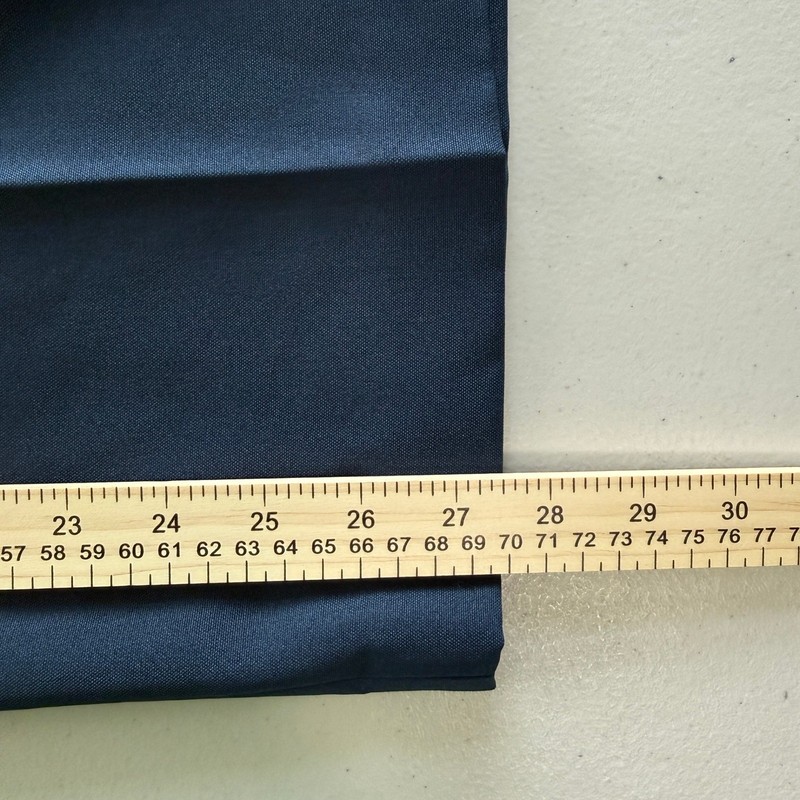Haband Fit-Forever Mens Navy Blue Plaid Flannel Lined Pleated Pants 52S 52x27.5 gallery
