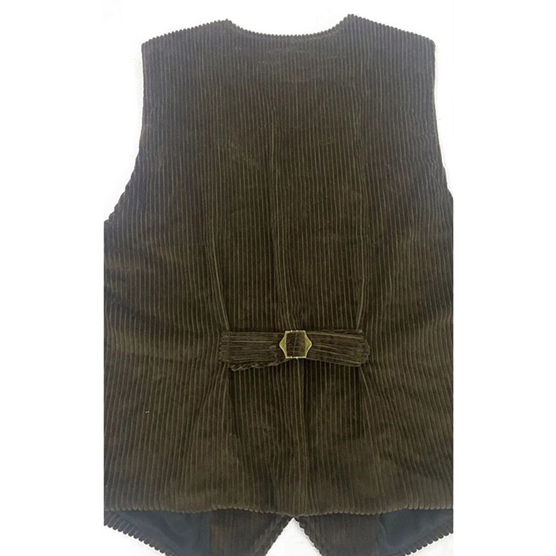 Men Single-breasted Corduroy Blazer Vest Coat Sleeveless Bussiness Waistcoat=SML gallery