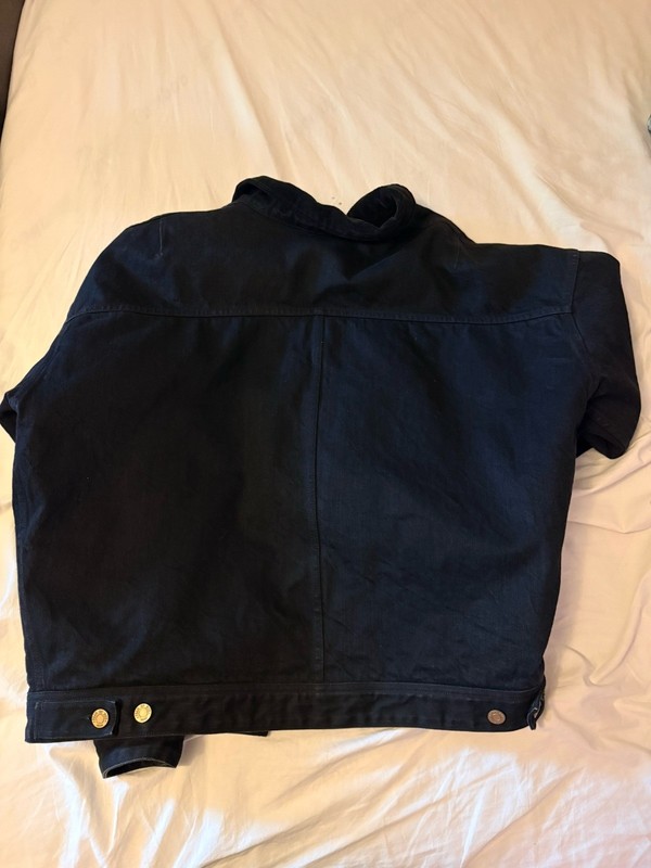 Fear Of God Fifth Collection Alpaca Denim Jacket Black Large Jerry Lorenzo Rare