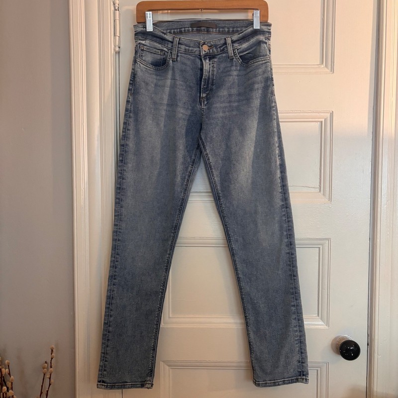 Joe’s Jeans- Size 27 “The Bobby” Mid Rise Tapered Boyfriend Jeans
