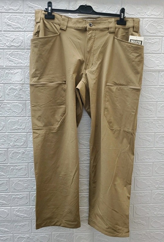 New Duluth Trading Co Flexpedition Relaxed Fit Cargo Work Pants Tan Size 36X32