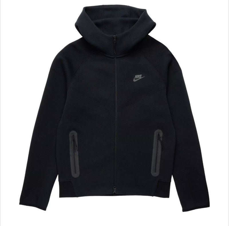 Nike Tech Fleece Full Zip Hooded Jacket Black FB7921-010 Men’s Size XL NEW