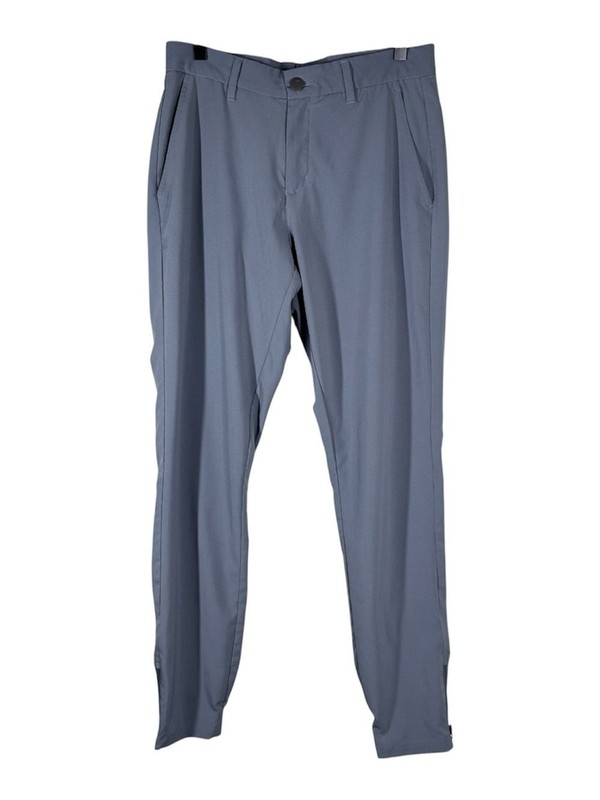 Primo Jogger Pants Mens Performance Golf Lightweight Gray Zip Ankle Size 30