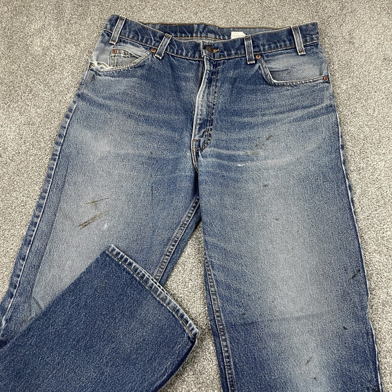 Vintage Levis 517 Jeans Mens 36×30 (Fit 34×30) Relaxed Orange Tab Bootcut 1995