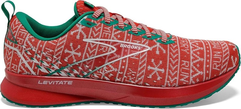 New Men's Brooks Levitate 5 Running Shoes Size 8-12 Run Merry Christmas 110370 gallery