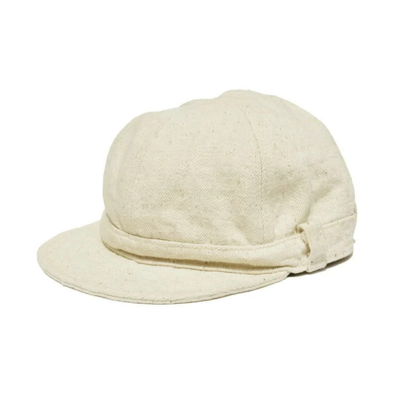 SAMURAI JEANS 18OZ Natural White Denim Work Cap SJ201WC-710SCKI New FS Japan
