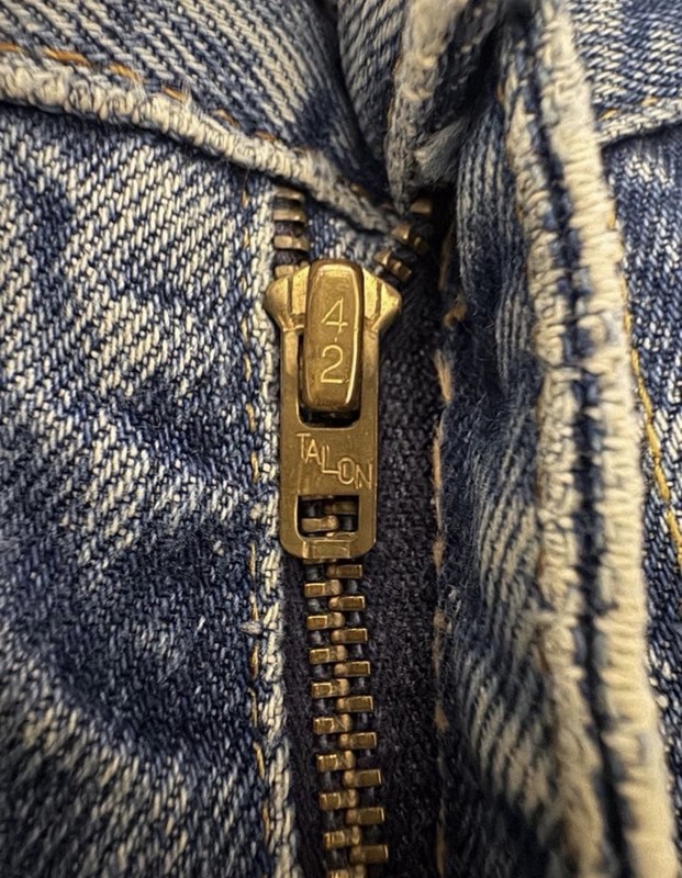 Levi’s 505 Vintage 70s Talon Zipper Single Stitch W31 L33 Indigo Made in USA gallery