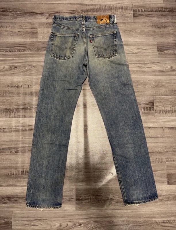 Levi’s 505 Vintage 70s Talon Zipper Single Stitch W31 L33 Indigo Made in USA gallery