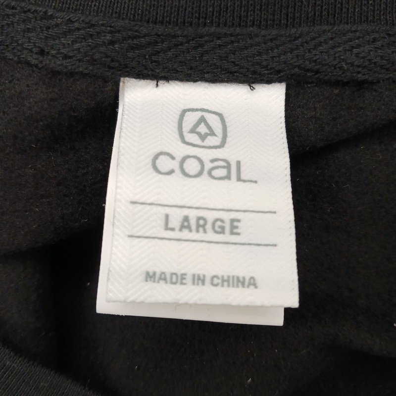 Coal Mens Sweatshirt Size Large Black Long Sleeve Pullover Brand New gallery