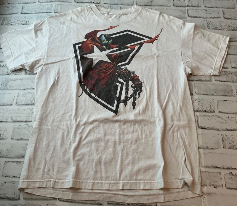Famous Stars And Straps Spawn Anniversary Tee Shirt Size XL DC Marvel Y2K Rare