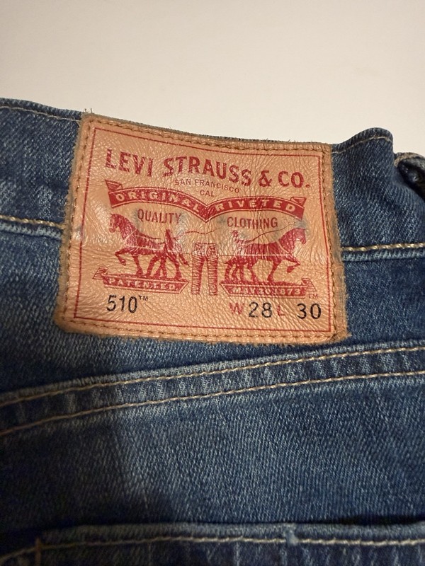 Levi's Men's Blue Skinny Slim Fit Low Rise Medium Wash Denim Jeans 5-Pocket gallery