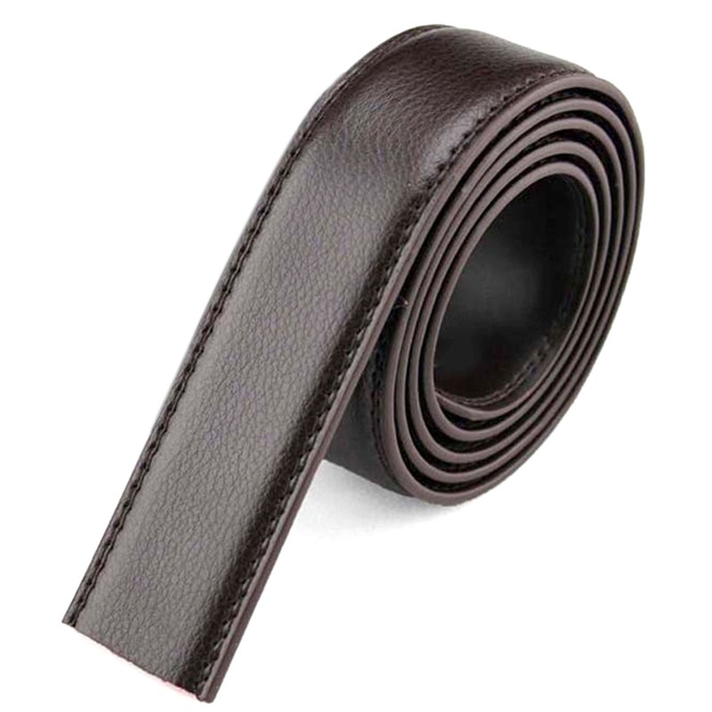 Lot Genuine Leather Mens Ratchet Belt Belts For Men Adjustable Automatic Buckle gallery