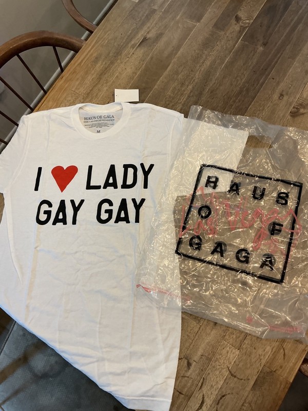 Lady Gaga Gay Gay T-Shirt Mens M GENUINE Las Vegas Residency Haus of Gaga gallery
