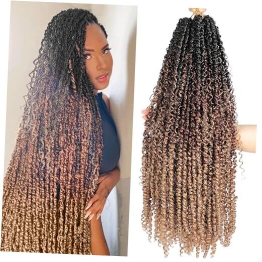 Boho Style Passion 22 Inch (Pack of 8) Boho Style Passion Twist-1b/brown/blonde gallery
