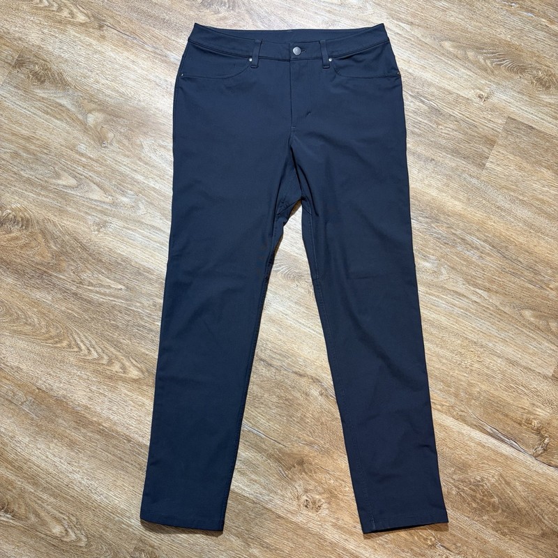 Lululemon Mens 31 Commission ABC Slim Pants Obsidian Gray Warpstreme Performance