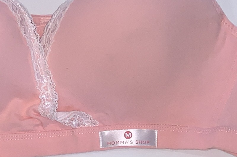 MOMMA's SHOP Comfy Maternity Nursing Bra Size 2XL Pink XXL NEW gallery