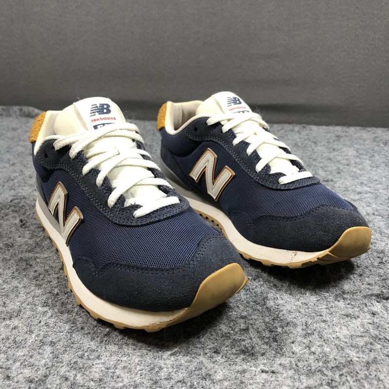 New Balance 515 Shoes Womens Size 9 Blue Mesh Suede Retro Casual Sneakers
