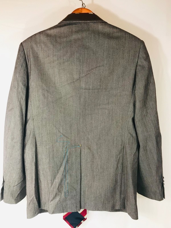 American Chang 3 Button Funky Men's Blazer Size L Large Harry Potter Style gallery