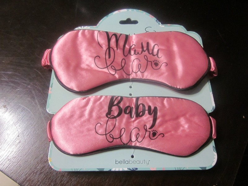 NEW BELLA BEAUTY Mommy & Me Sleep Masks Set Mama Bear Sleeping in Vacation Fun gallery