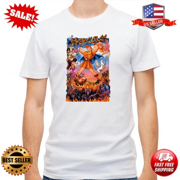Hercules Poster Short Sleeve T- Shirt