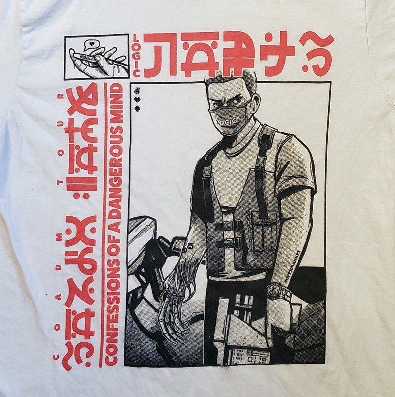 LOGIC Confessions Dangerous Mind Shirt – Medium – Hip Hop Rap Def Jam DJ Fresh
