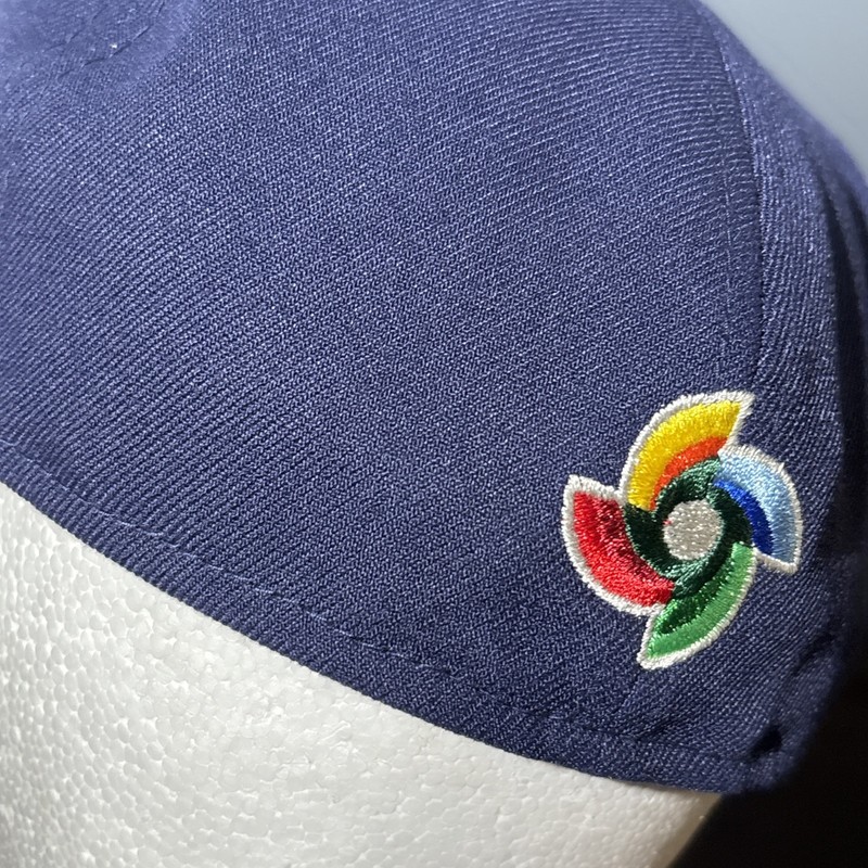 Samurai Japan World Baseball Classic Fitted Hat Cap New Era 59Fifty 7 3/8 Blue gallery