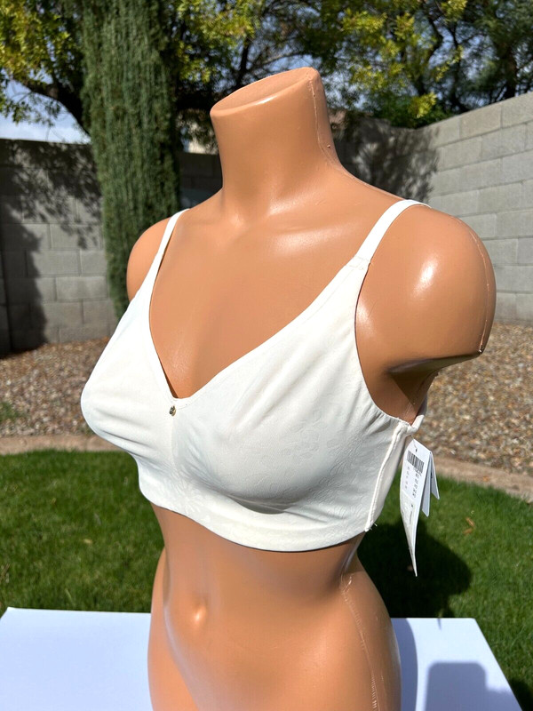 Chantelle 18J8 Comfort Chic Back Smoothing Wire Free 38DDD Talc Ivory $82 NWT gallery