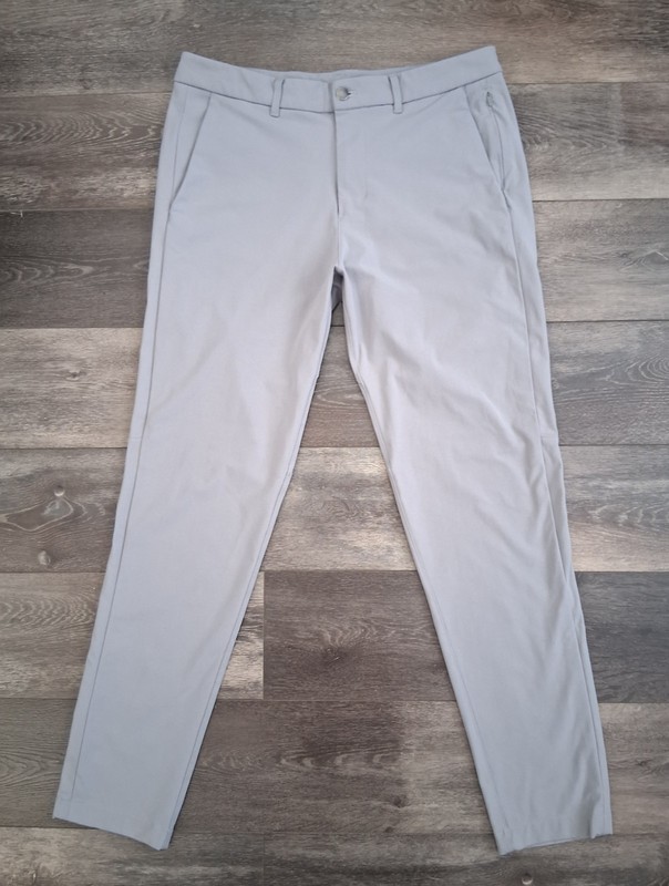 Lululemon Commission Slim-Fit Warpstreme Pants Stretch Steel Grey Size 33x31 gallery