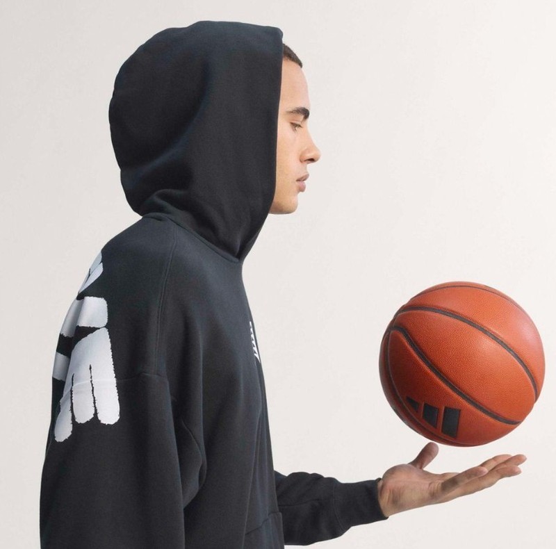 Adidas Anthony Edwards Believe That Hoodie Black KC8460 Men gallery