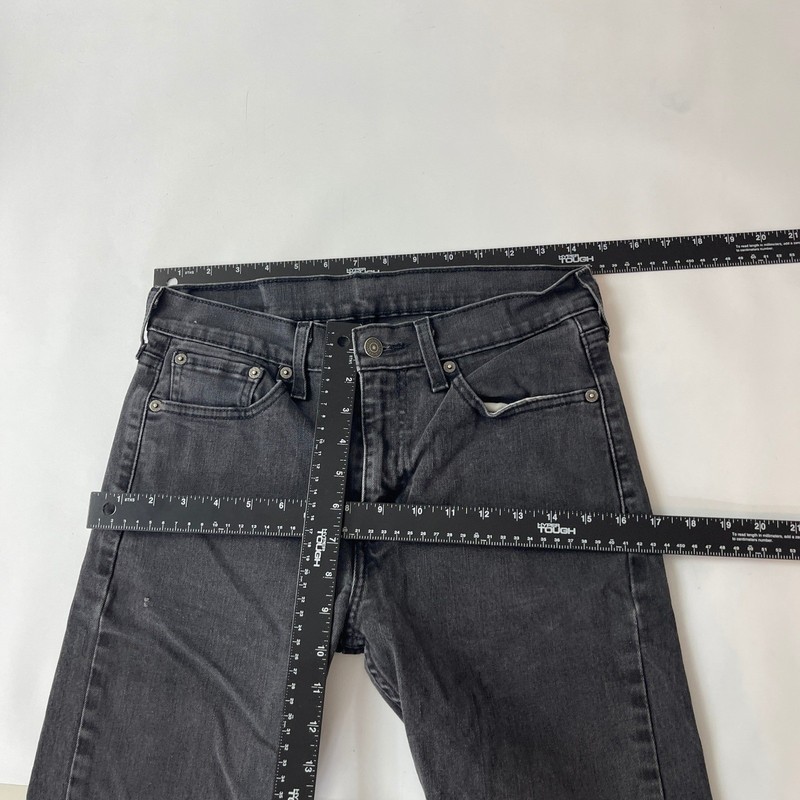 Levis Jeans Mens 30x29 Black 510 Skinny Stretch Denim Grunge Goth Minimalist gallery