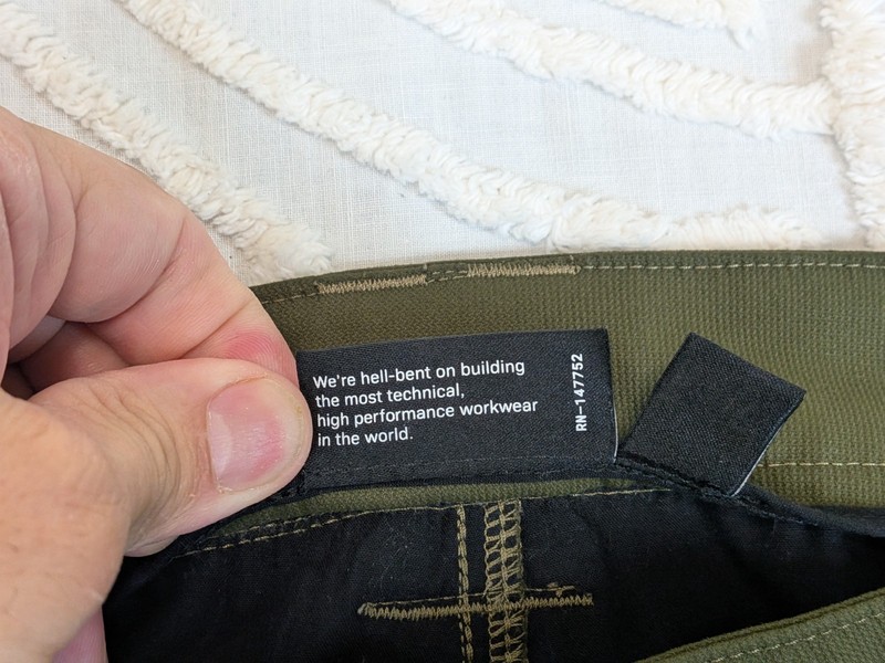 Truewerk EDO Werkpant Men's 40x33 Green Pants Technical Performance Work 40 Long gallery