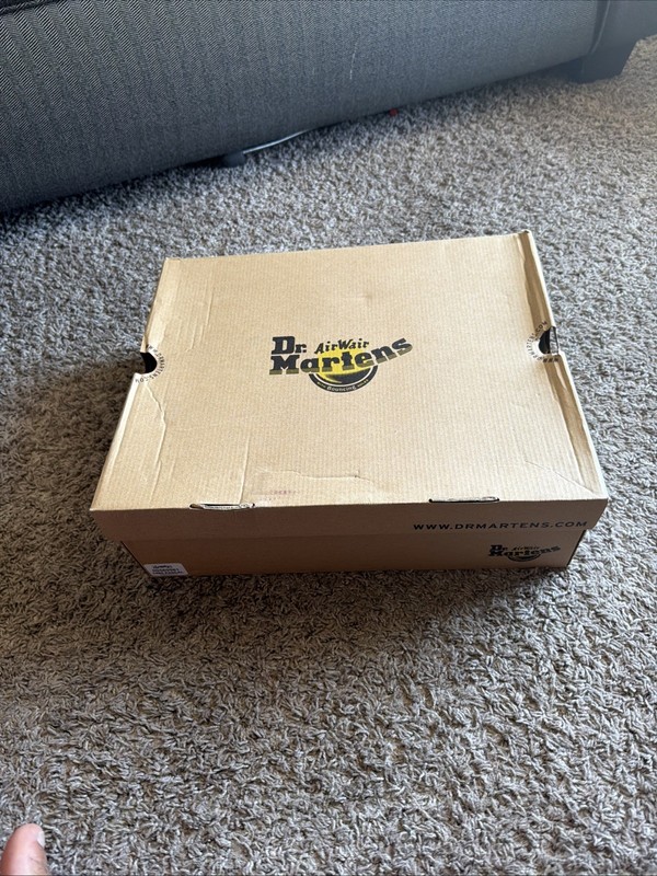 Dr. Martens 1460 Pascal Max Platform Boots Women’s Size 9 EU 41 White Pisa