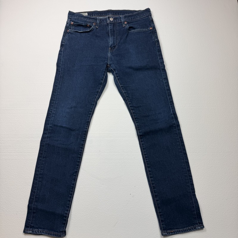 LEVI’S Capital E Men’s Jeans 510 Slim Fit Stretch Denim W34/L32 Dark Blue Mens