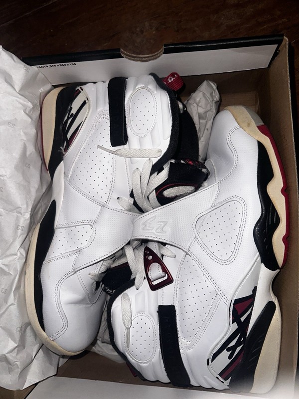 Jordan Air Jordan 8 Retro Alternate White/Black/Red High Top 305381-104