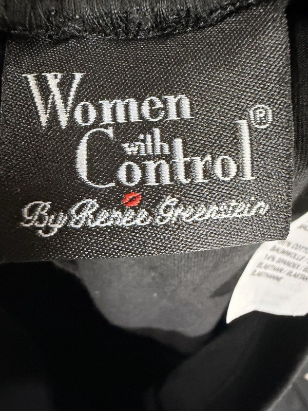 Women With Control by Renee Greenstein Black Knit Pull On Skinny Leggings XS gallery