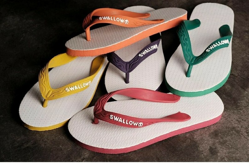 The Original Swallow™ Recycled Rubber Flip Flops Thong Sandals ♻️🌏 Unisex Surf