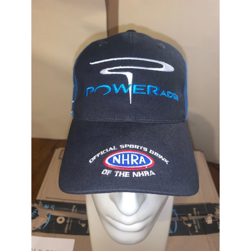 Vintage NHRA Powerade Promo Hat Main Gate Racing Cap Y2K