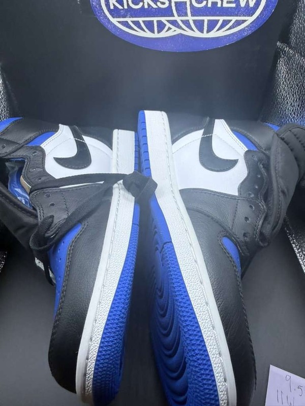 Air Jordan 1 Retro High OG Royal Toe 555088-041 Men's Size 9 gallery