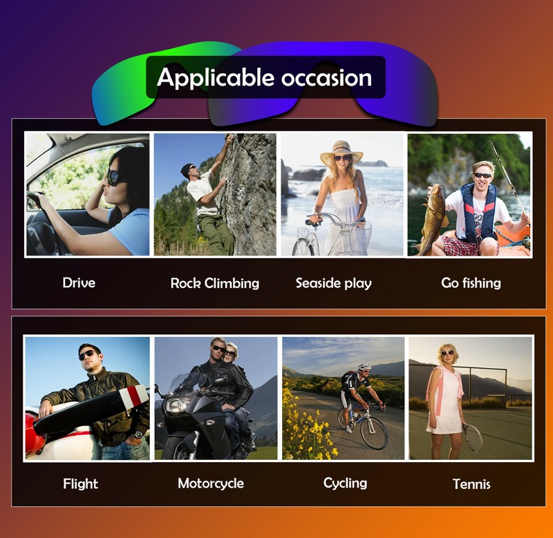 Polarized Replacement lenses for-Oakley Gascan Anti-Scratch Multiple Choices US gallery
