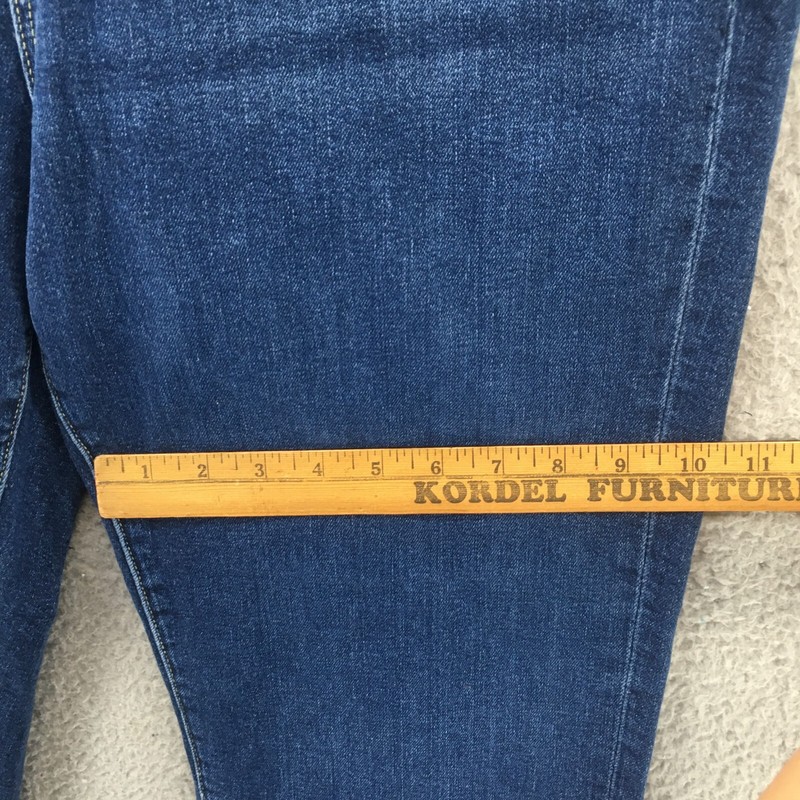 Free Assembly Straight Jeans Womens 18 (actual 36x26.5) Blue Denim High Rise gallery