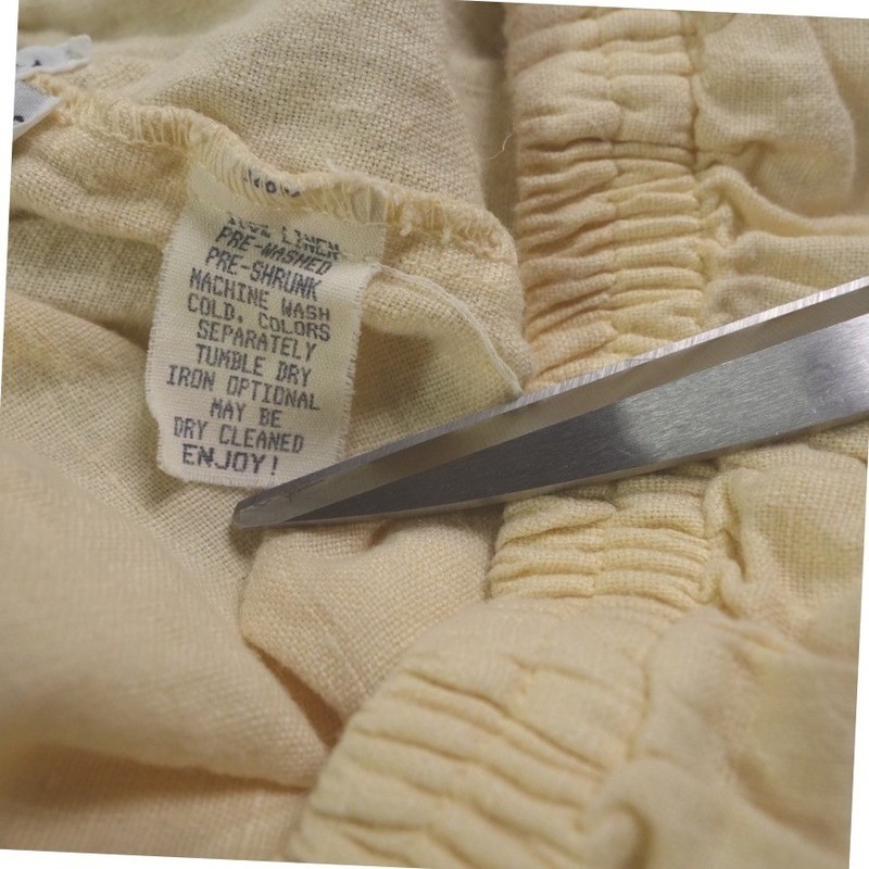 VTG Via Vai Pollero Linen Shorts Women Small Yellow Elastic Waist Relaxed Breezy gallery